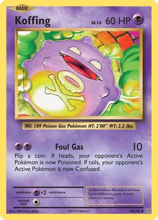 Koffing 050/108 - XY  Evolutions