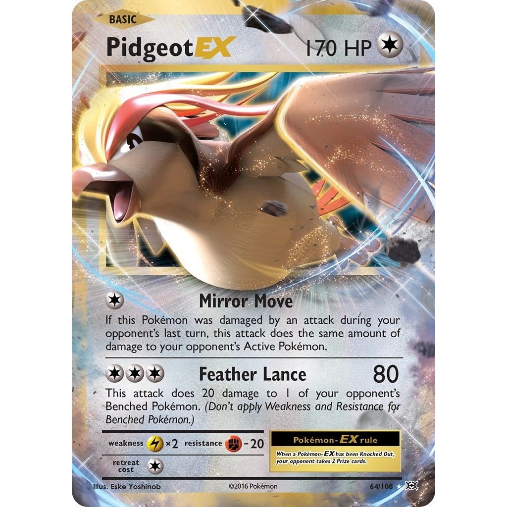 Pidgeot EX (64/108) (XY - Evolutions)