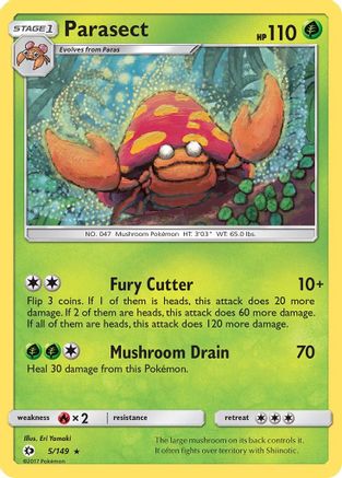 Parasect 005/149 - SM Base Set