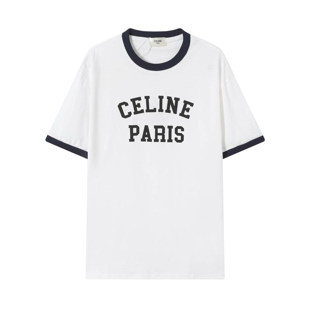CELINE PARIS loose t-shirt in cotton jersey