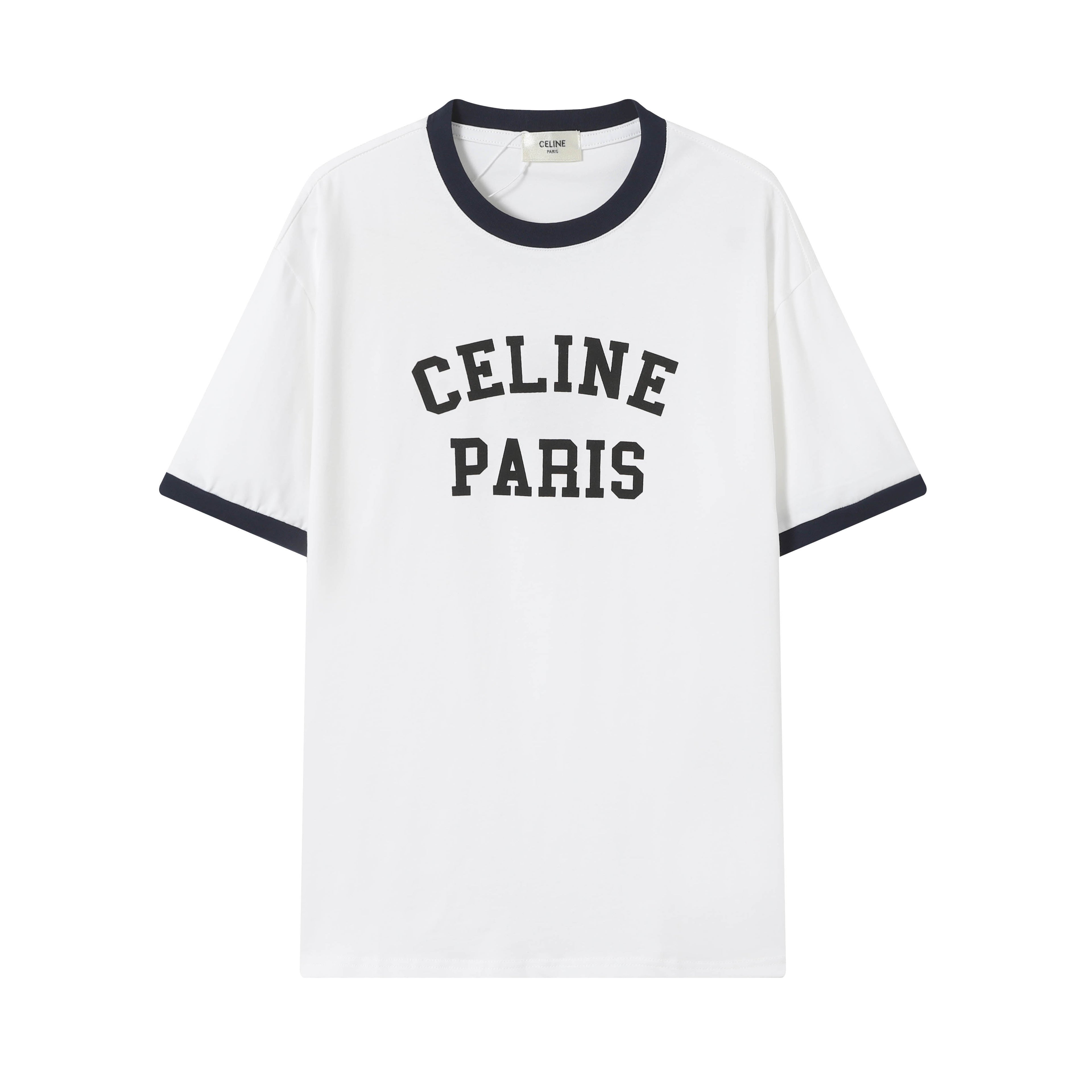 CELINE PARIS loose t-shirt in cotton jersey