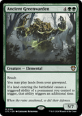 Ancient Greenwarden (OTC-186) - Outlaws of Thunder Junction Commander