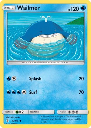 Wailmer 029/145 - SM  Guardians Rising