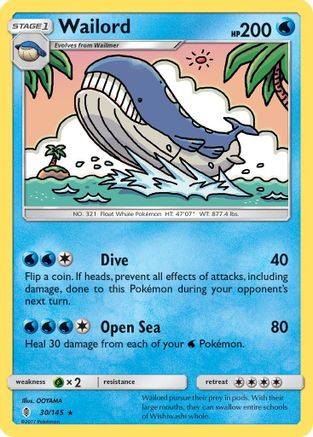 Wailord 030/145 - SM  Guardians Rising