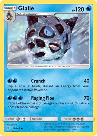 Glalie 032/145 - SM  Guardians Rising