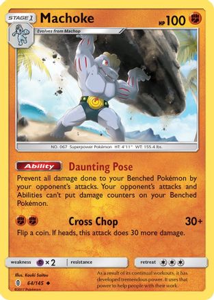 Machoke 064/145 - SM  Guardians Rising