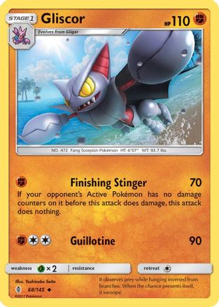 Gliscor 068/145 - SM  Guardians Rising