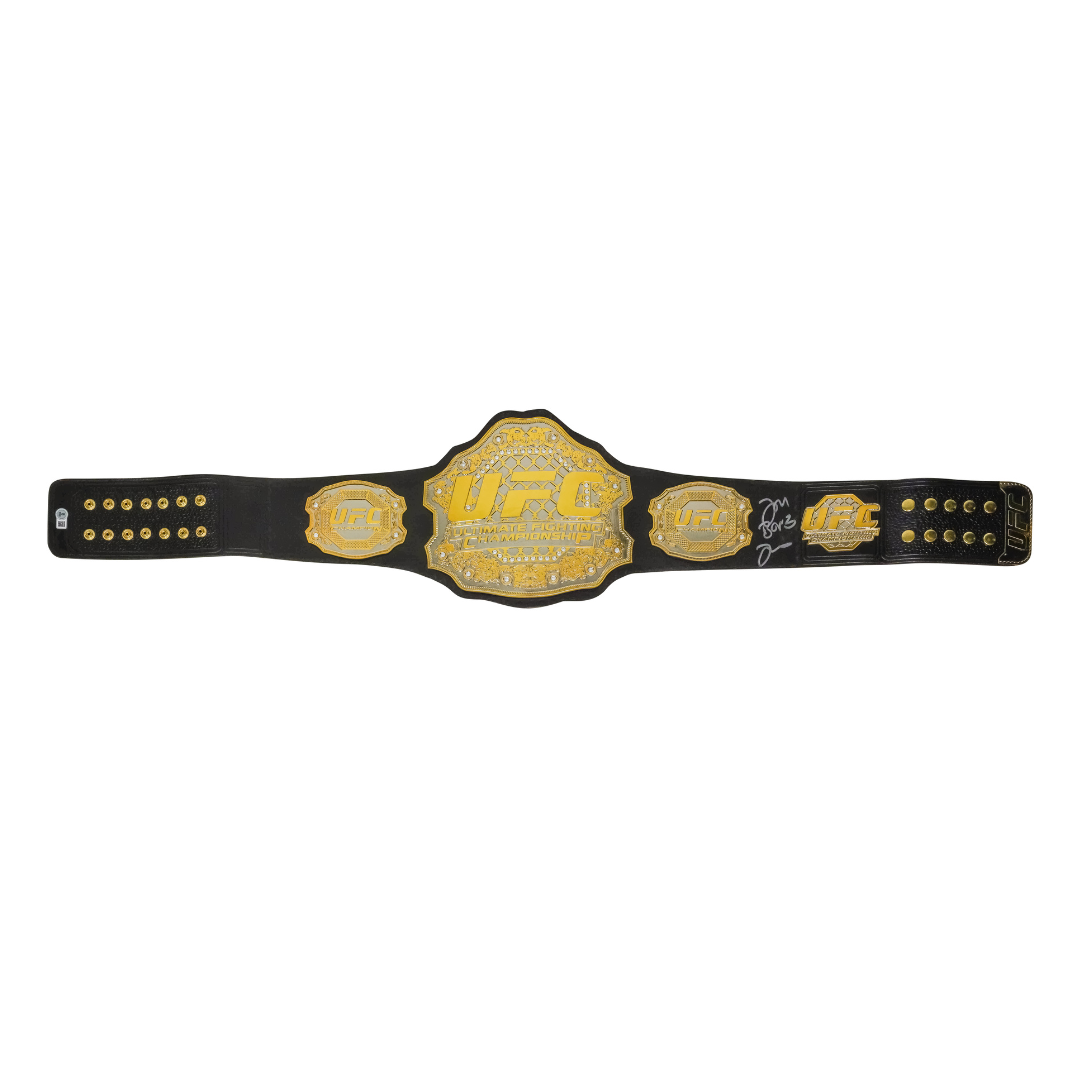 Jon Jones Signed & Inscribed "Bones" UFC Championship Belt with Beckett Witness
