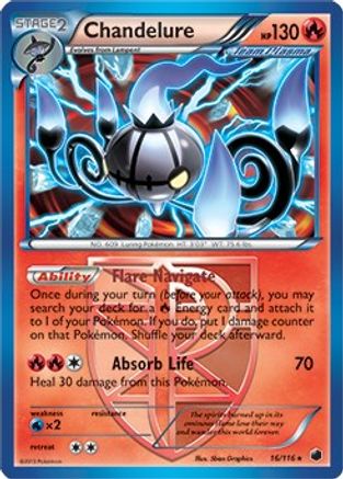 Chandelure (BW Plasma Freeze) 016/116 - Deck Exclusives