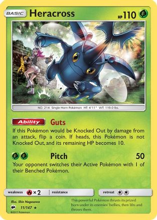 Heracross 011/147 - SM  Burning Shadows