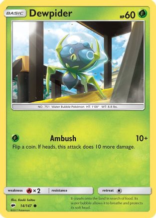 Dewpider 014/147 - SM  Burning Shadows