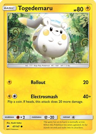 Togedemaru 047/147 - SM  Burning Shadows