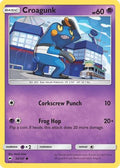 Croagunk 054/147 - SM  Burning Shadows Reverse Holofoil