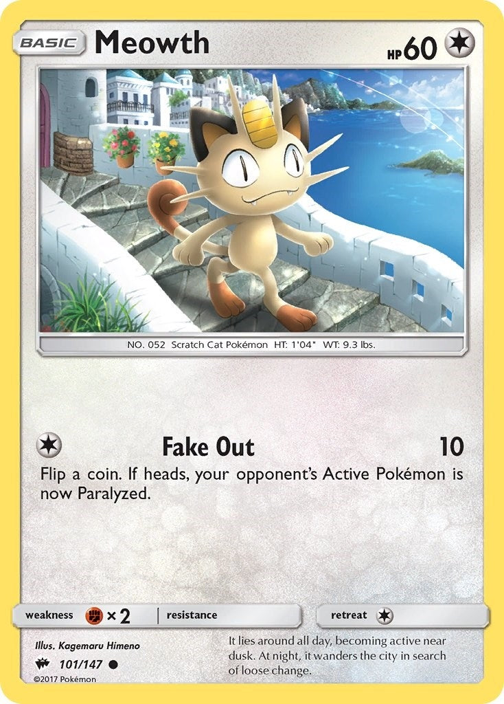 Meowth (101/147) (SM - Burning Shadows) (SM03)