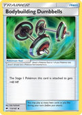 Bodybuilding Dumbbells 113/147 - SM  Burning Shadows Reverse Holofoil