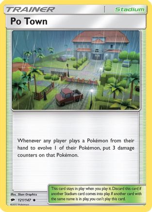 Po Town 121/147 - SM  Burning Shadows