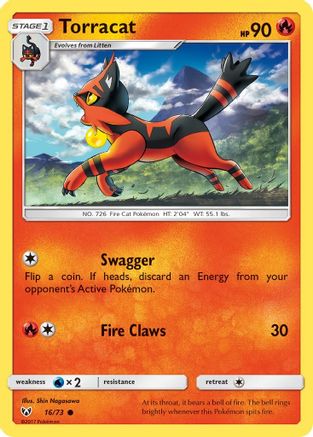Torracat 016/73 - Shining Legends