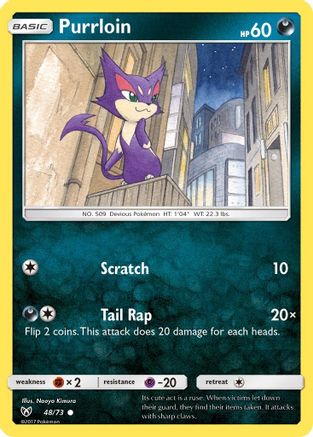 Purrloin 048/73 - Shining Legends Reverse Holofoil