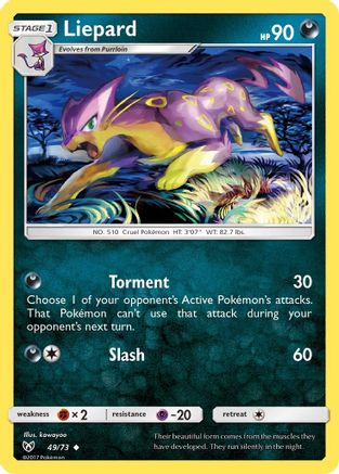 Liepard 049/73 - Shining Legends Reverse Holofoil