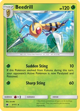 Beedrill 003/111 - SM  Crimson Invasion