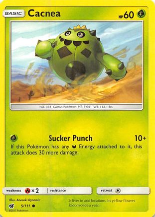 Cacnea 005/111 - SM  Crimson Invasion