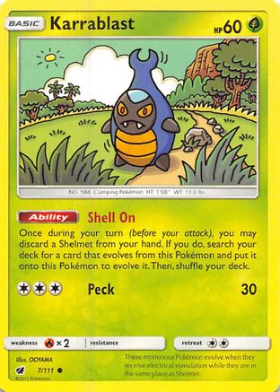 Karrablast 007/111 - SM  Crimson Invasion