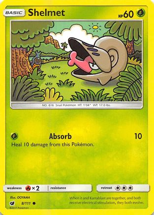 Shelmet 008/111 - SM  Crimson Invasion