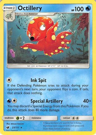 Octillery 023/111 - SM  Crimson Invasion
