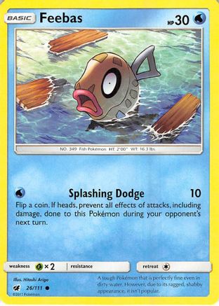 Feebas 026/111 - SM  Crimson Invasion