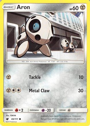 Aron 065/111 - SM  Crimson Invasion