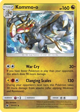 Kommo-o 077/111 - SM  Crimson Invasion