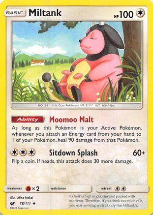 Miltank 078/111 - SM  Crimson Invasion