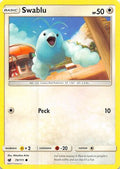 Swablu 079/111 - SM  Crimson Invasion Reverse Holofoil