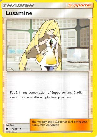 Lusamine 096/111 - SM  Crimson Invasion