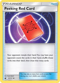 Peeking Red Card 097/111 - SM  Crimson Invasion