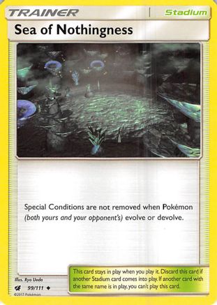 Sea of Nothingness 099/111 - SM  Crimson Invasion Reverse Holofoil