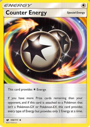 Counter Energy 100/111 - SM  Crimson Invasion Reverse Holofoil