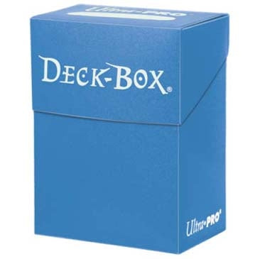 Solid Color Deck Box - Light Blue