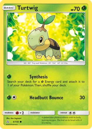 Turtwig 006/156 - SM  Ultra Prism