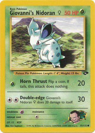 Giovanni's Nidoran F 075/132 - Gym Challenge Unlimited