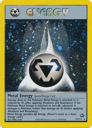 Metal Energy 019/null - Neo Genesis Unlimited Holofoil
