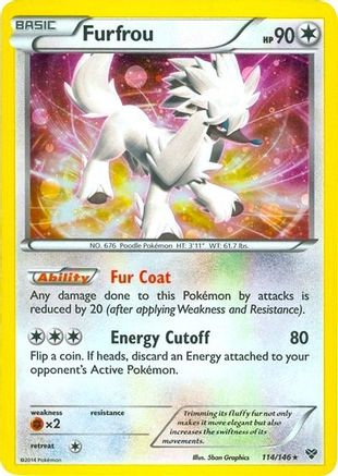 Furfrou (Cosmos Holo) 114/146 - Blister Exclusives Holofoil