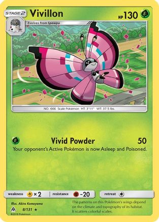 Vivillon 008/131 - SM  Forbidden Light