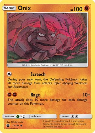 Onix 071/168 - SM  Celestial Storm