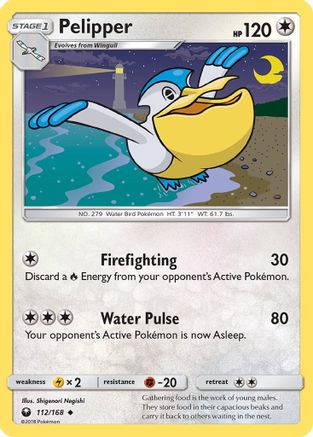Pelipper 112/168 - SM  Celestial Storm