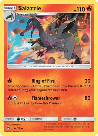 Salazzle 014/70 - Dragon Majesty