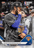 2025 Topps Now Jalen Brunson #321 2026 NBA Eastern Conference Finals MVP New York Knicks Basketball Card
