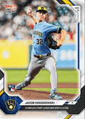2026 Topps Now Jacob Misiorowski #272 Scoreless Start Closes May with 0.23 ERA Milwaukee Brewers Rookie RC Baseball Card