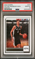 Graded 2023 Panini Hoops Victor Wembanyama #277 Winter Rookie RC Basketball Card PSA 10 Gem Mint