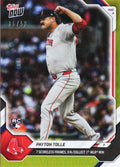 2026 Topps Now Payton Tolle #158 Gold Foil /50 7 Scoreless Frames, 8Ks Collect 1st MLB Win Boston Red Sox Rookie RC Baseball Card